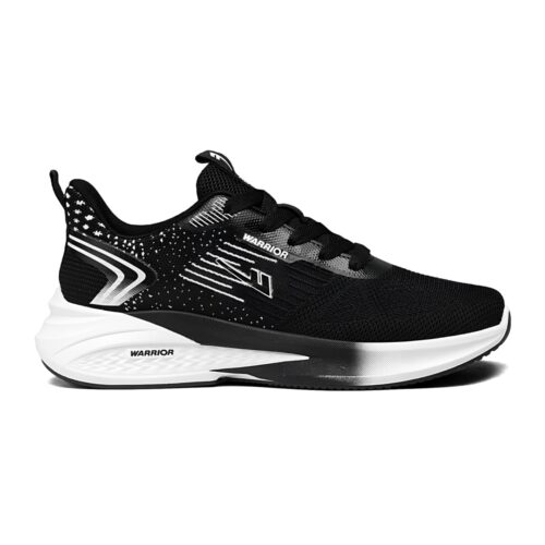 Дышащие легкие спортивные кроссовки Warrior WXY-K602C-Black/White фото 7
