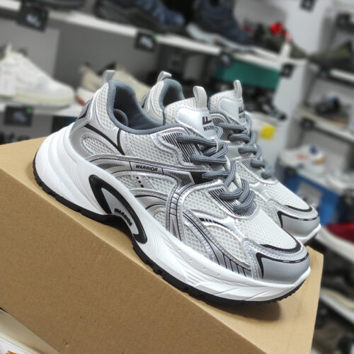 Дышащие женские/подростковые кроссовки Warrior WXY-4415M-Silver/Black фото 7
